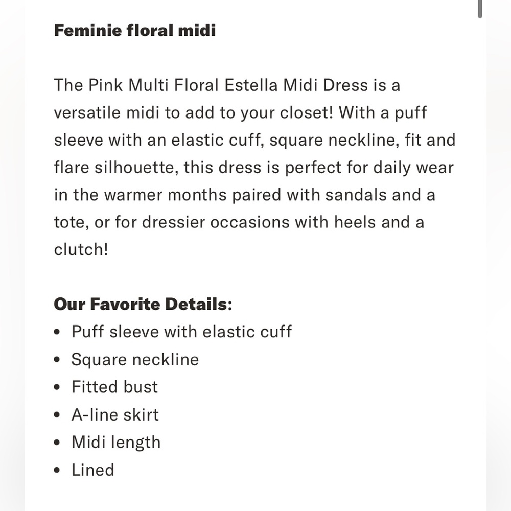 Tuckernuck Pink Floral Dress - Picture 6 of 7